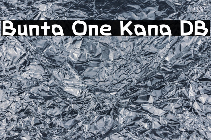 Bunta One Kana DB Example 1