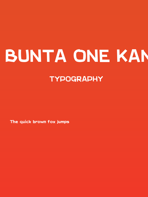 Bunta One Kana DB Poster