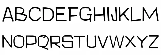 Bunta One Kana L Schriftart Groß