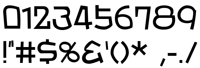 Bunta One Kana R 字体 其它煤焦