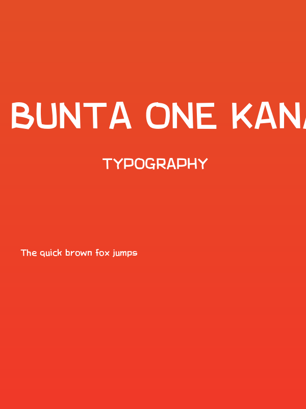Bunta One KanaM Poster