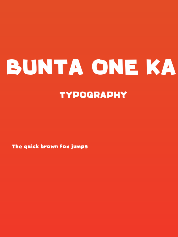 Bunta One KanaU Poster