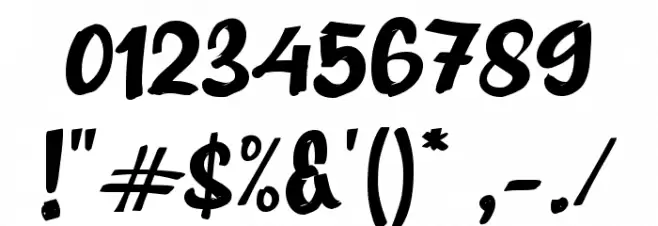 Buntelan Font OTHER CHARS