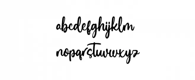 Buntic Regal DEMO VERSION Schriftart Kleinbuchstaben