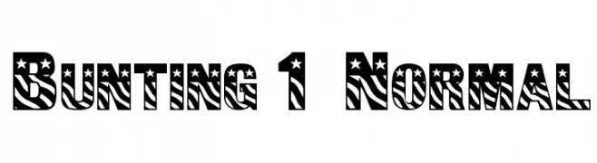 Bunting 1  Normal  لخطوط تنزيل