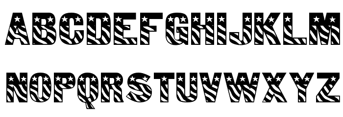 Bunting 1 Normal Font LOWERCASE