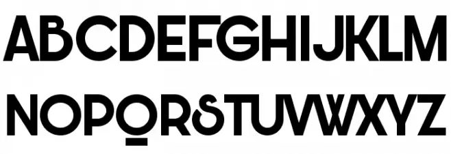 Bunya PERSONAL Bold Шрифта ВЕРХНИЙ