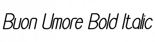 Buon Umore Bold Italic  تنزيل الخطوط