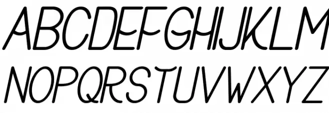 Buon Umore Bold Italic Schriftart Groß