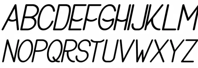 Buon Umore Bold Italic Schriftart Groß