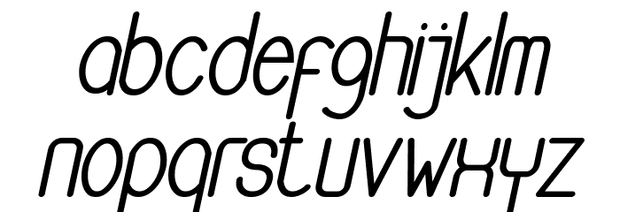 Buon Umore Bold Italic Font LOWERCASE