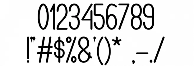 Buon Umore Bold Font OTHER CHARS