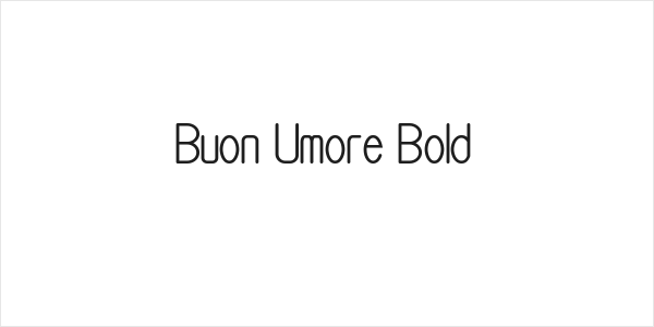 Buon Umore Bold Logo