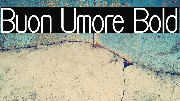 Buon Umore Bold Example 3