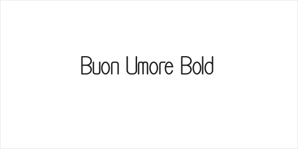 Buon Umore Bold Logo