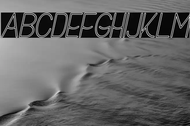 Buon Umore Hollow Italic Font examples