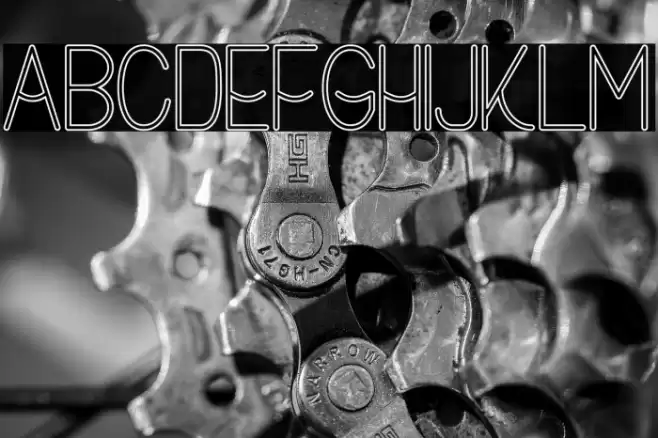 Buon Umore Hollow Font examples