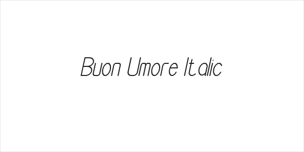 Buon Umore Italic Logo