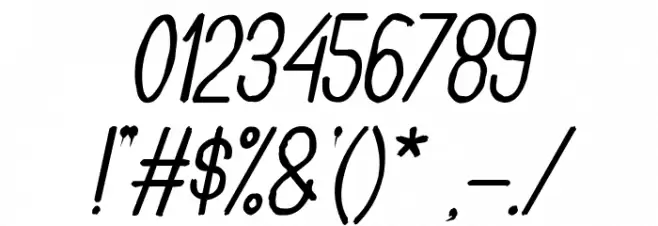 Buon Umore Rough Bold Italic Font OTHER CHARS