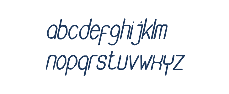 Buon Umore Rough Bold Italic Lowercase