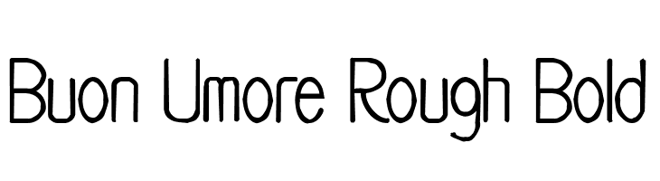 Buon Umore Rough Bold  フリーフォントのダウンロード