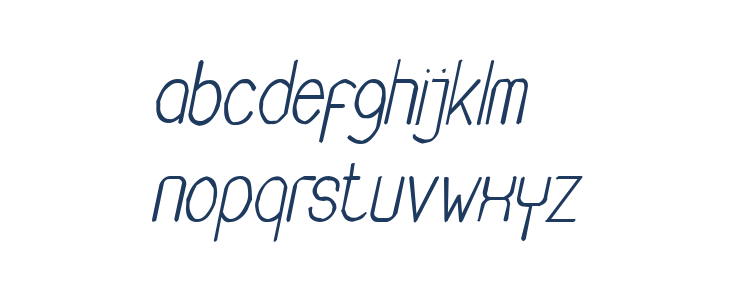 Buon Umore Rough Italic Lowercase