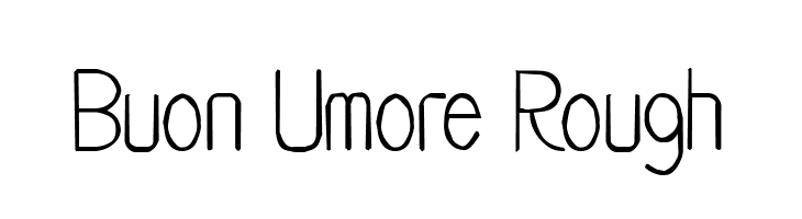 Buon Umore Rough  Descarca Fonturi Gratis