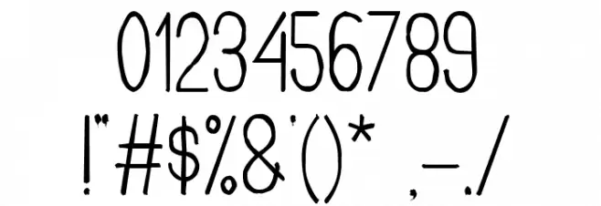 Buon Umore Rough Font OTHER CHARS