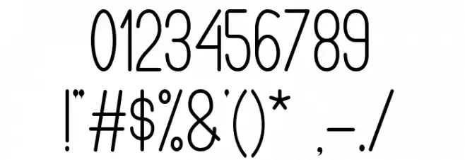 Buon Umore Font OTHER CHARS