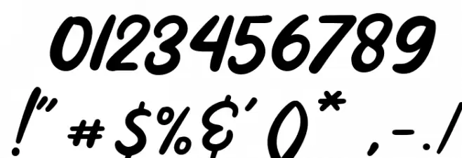 Burayots Font OTHER CHARS