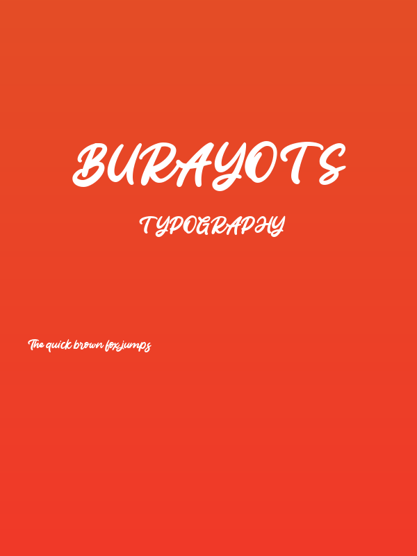 Burayots Poster