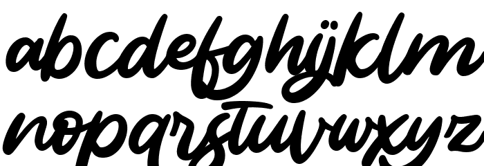 Burayots Font LOWERCASE