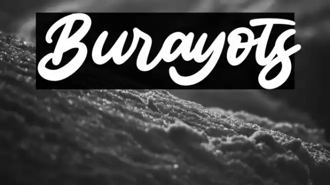 Burayots Font examples