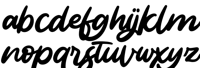 Burayots Font LOWERCASE