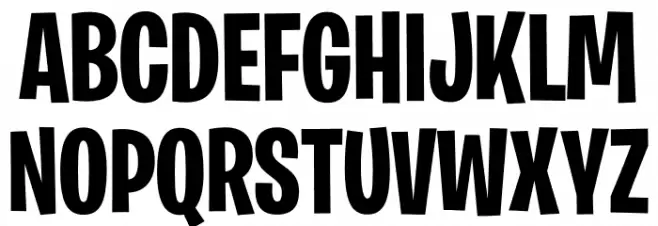 BurbankBigCondensed-Bold Polices MAJUSCULES