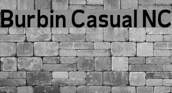 Burbin Casual NC Fonte examples