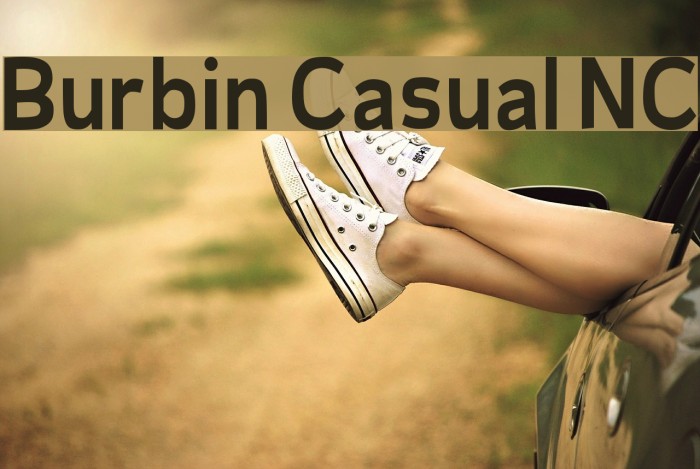 Burbin Casual NC Font examples