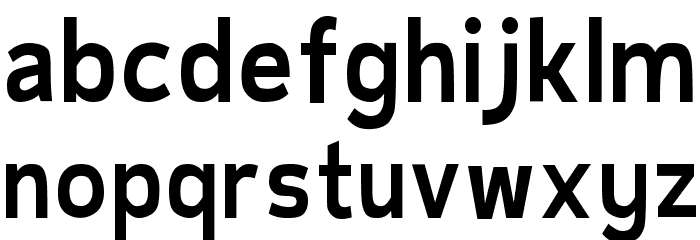 Burbin Casual NC Font LOWERCASE