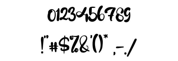 Burcaster Font OTHER CHARS