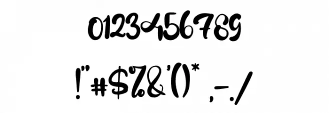 Burcaster Font OTHER CHARS