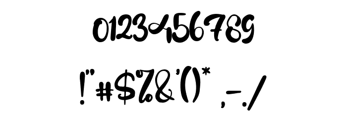 Burcaster Font OTHER CHARS