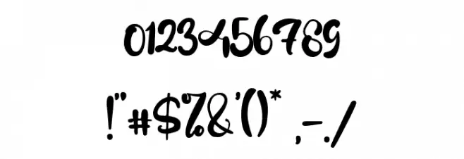 Burcaster Font OTHER CHARS