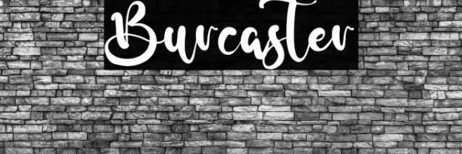 Burcaster Font examples