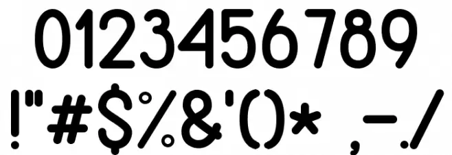 Burd Sans ExtraBold Font OTHER CHARS