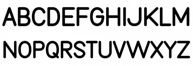 Burd Sans ExtraBold Schriftart Groß