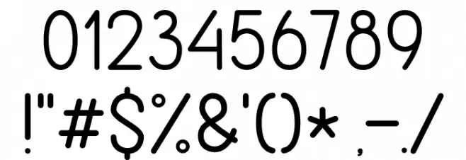 Burd Sans Font OTHER CHARS