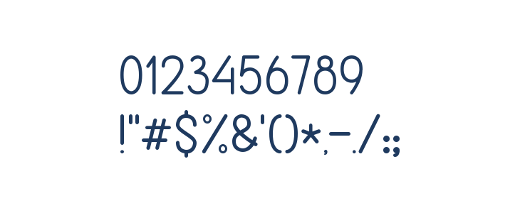 Burd Sans Other Characters