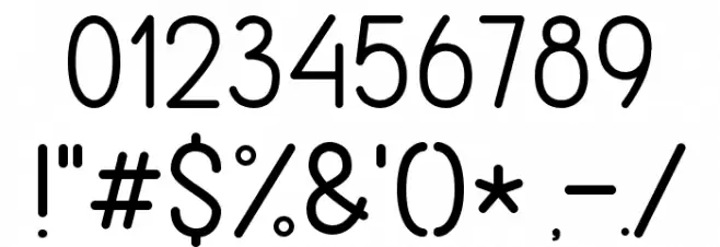 Burd Sans Font OTHER CHARS