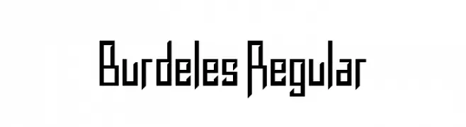 Burdeles Regular  Скачать бесплатные шрифты