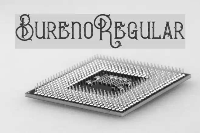 BurenoRegular Font examples